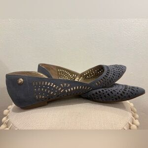 Guess Gray Cutout Women's Flats